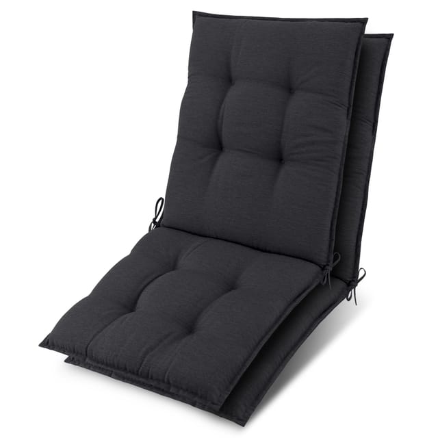 2x Niederlehner Auflage Sun-nl 100x50x8cm Anthrazit