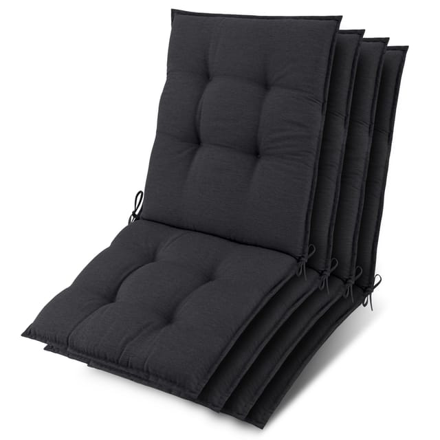 4x Niederlehner Auflage Sun-nl 100x50x8cm Anthrazit