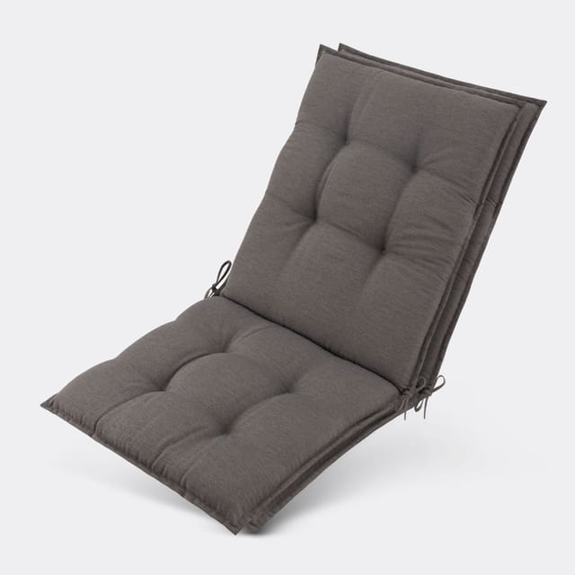 2er Set Niedriglehner Auflage Sun-nl, 100x50x8cm, Taupe