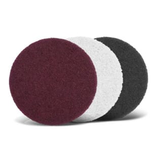 Fleece Schleifvliese, 90 Mm, F. Exzenterschleifer, Faservlies (10 Stk.) Sehr Fein (ca. K 320) - Menzer