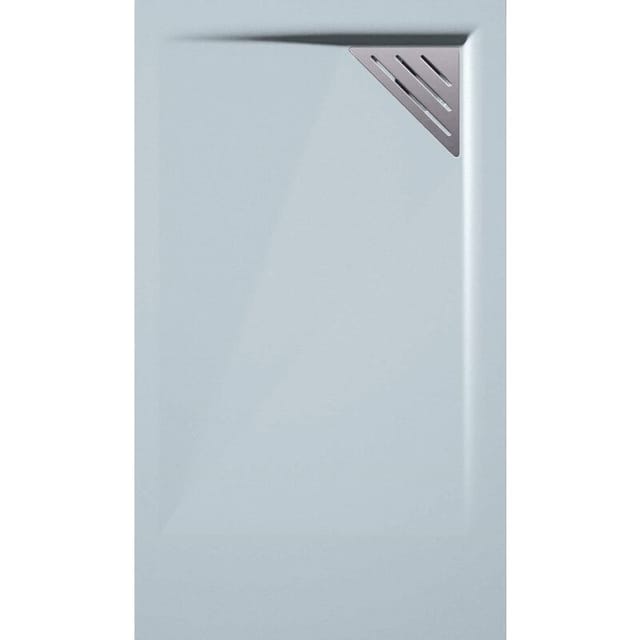 Extra Flache Duschwanne Trinity In Grau 70x90 Cm Ablauf Linksbündig