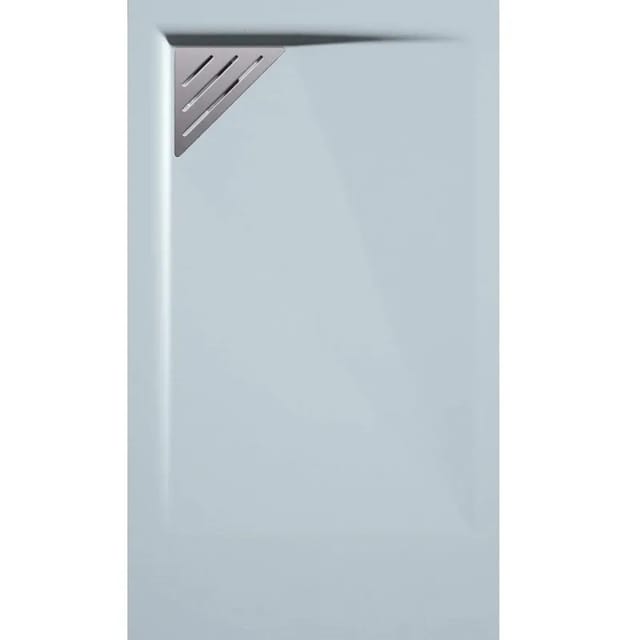 Extra Flache Duschwanne Trinity In Grau 70x80 Cm Ablauf Linksbündig