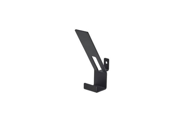 Dolle Garderobenhaken für Akustikpaneele 9,8 x 4 x 2,5 cm schwarz 2 Stück