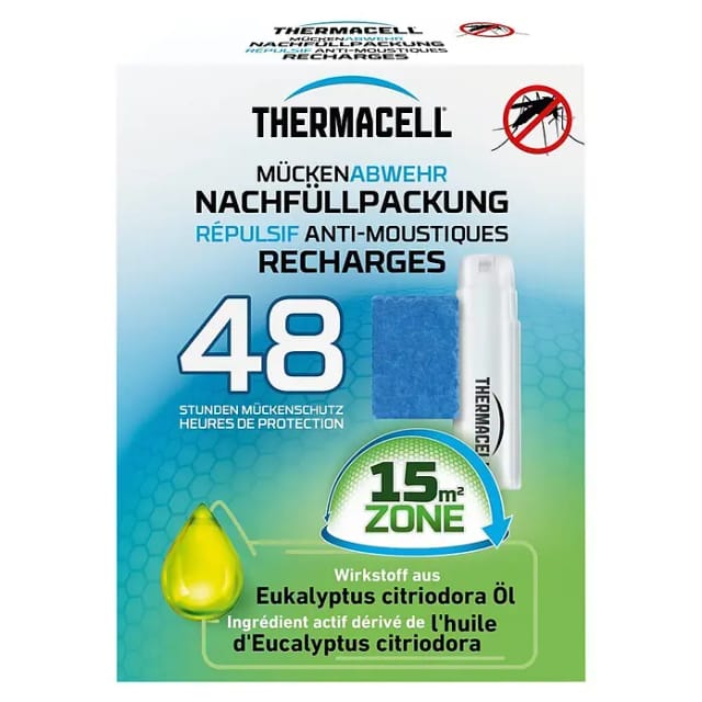 Thermacell Mückenabwehr Nachfüllpackung 48 Stunden 1 Stück mit natürlichem Wirkstoff