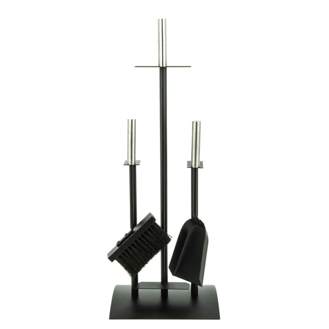 Valo Kaminbesteck-Set Oslo Premium Schwarz 3-tlg.