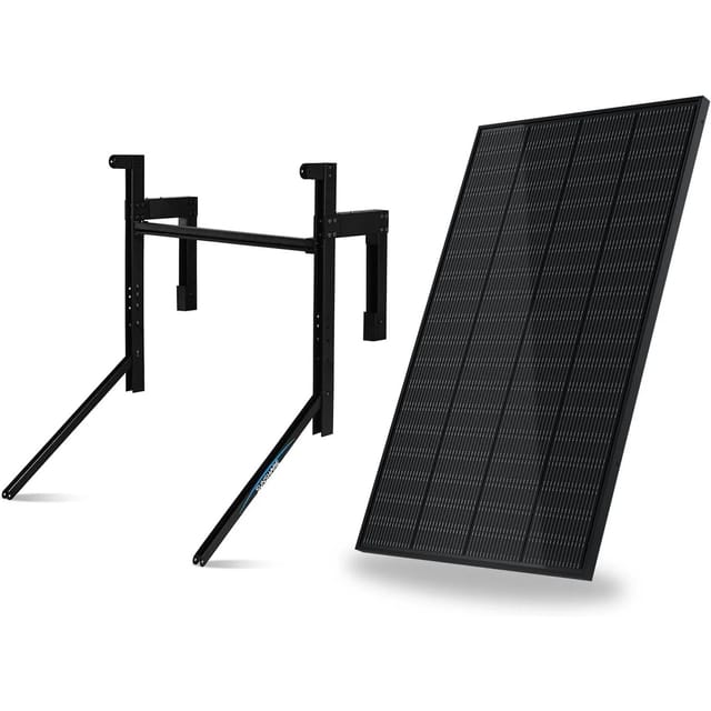 SUNSHARE RAY 200W Full Black Solarmodul inkl. Beton Balkon Halterung