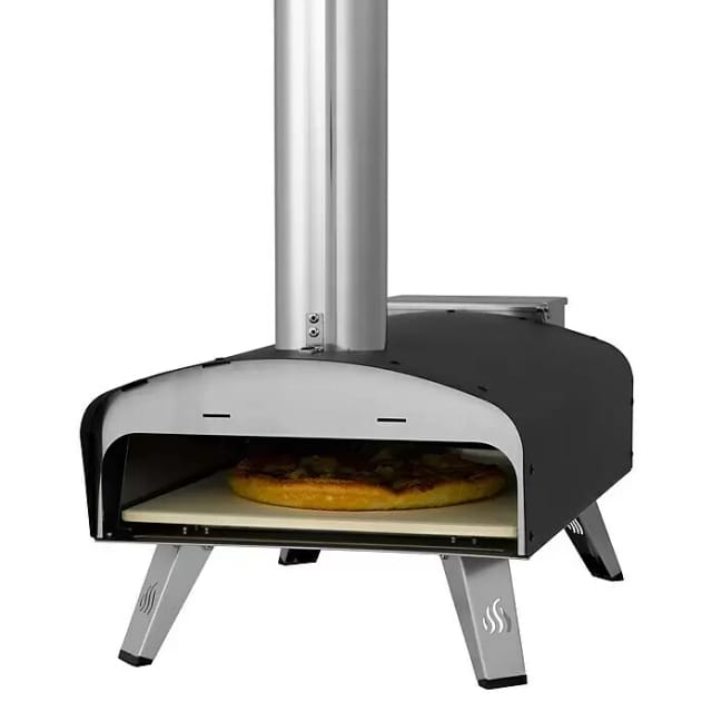 Tepro Pellet-Pizzaofen Danbury Schwarz-Edelstahl