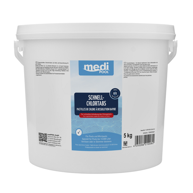 mediPOOL Schnell-Chlor-Tabs 5 kg