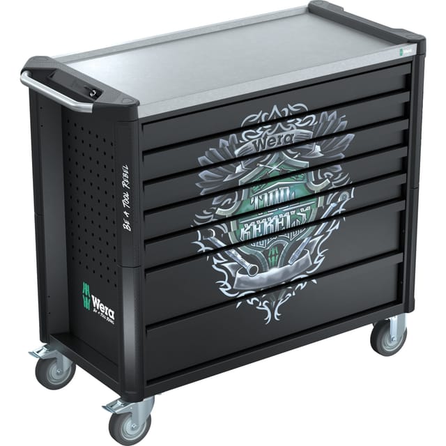 WERA 05150131001 - Tool Rebel Werkstattwagen Stainless XXL 1