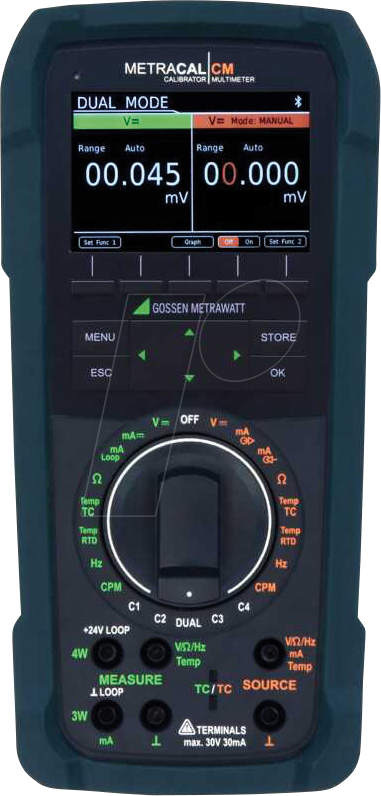 METRACAL CM XTRA - Kalibrator METRACAL CM XTRA, mA-Loop, Graph, HART, Multimeter