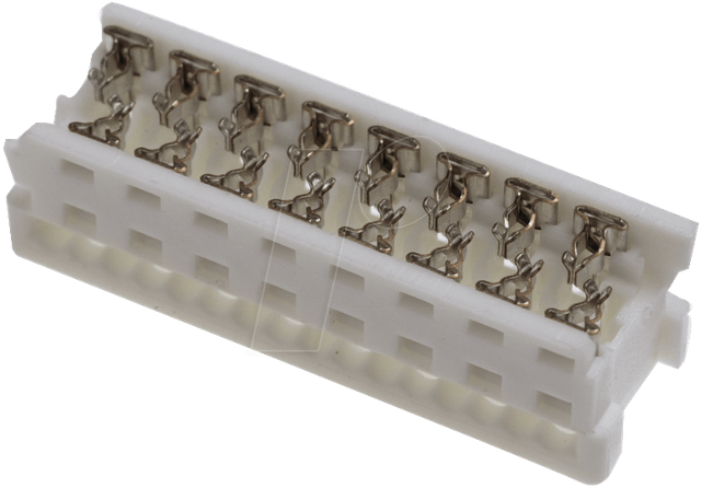 MICA 8 - Micromodul-Federleiste, RM 1,27, 8-polig