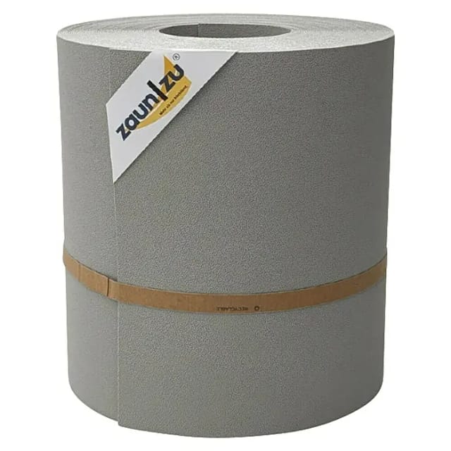 zaun zu® Sichtschutzstreifen Premium Maxi für Doppelstabmatten 24cm hoch Steingrau 26m