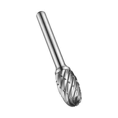 Frässtift - Tropfen unbeschichtet Zylinderschaft, ø12.7mm P70912.7X6.0