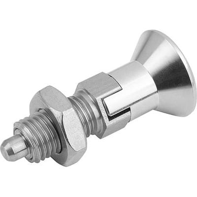 ARRETIERBOLZEN GR.4 D1=M20X1,5, D=12, FORM:D M.RASTNUT, M.KONTERMUTTER, EDELSTAHL 1.4404 BLANK, KOMP:EDELSTAHL (K0632.174412)