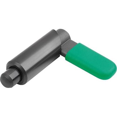 SPERRRIEGEL GLATTE AUSFÜHRUNG, D=6, D1=10, FORM:F MIT HÜLSE, GLATT UND KAPPE, STAHL BRÜNIERT, KOMP:THERMOPLAST (K1670.09061086)
