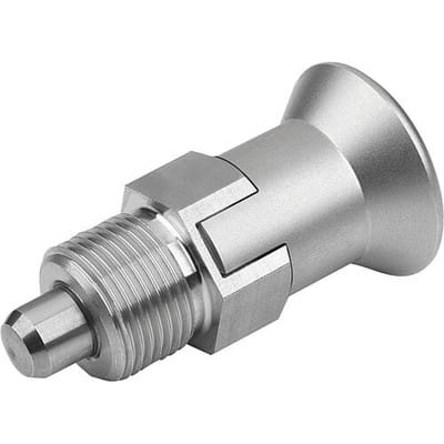 ARRETIERBOLZEN, KURZE AUSFÜHRUNG GR.3 D1=M16X1,5, D=8, FORM:C M.RASTNUT, O.KONTERMUTTER, EDELSTAHL 1.4404 (K2194.0673081)