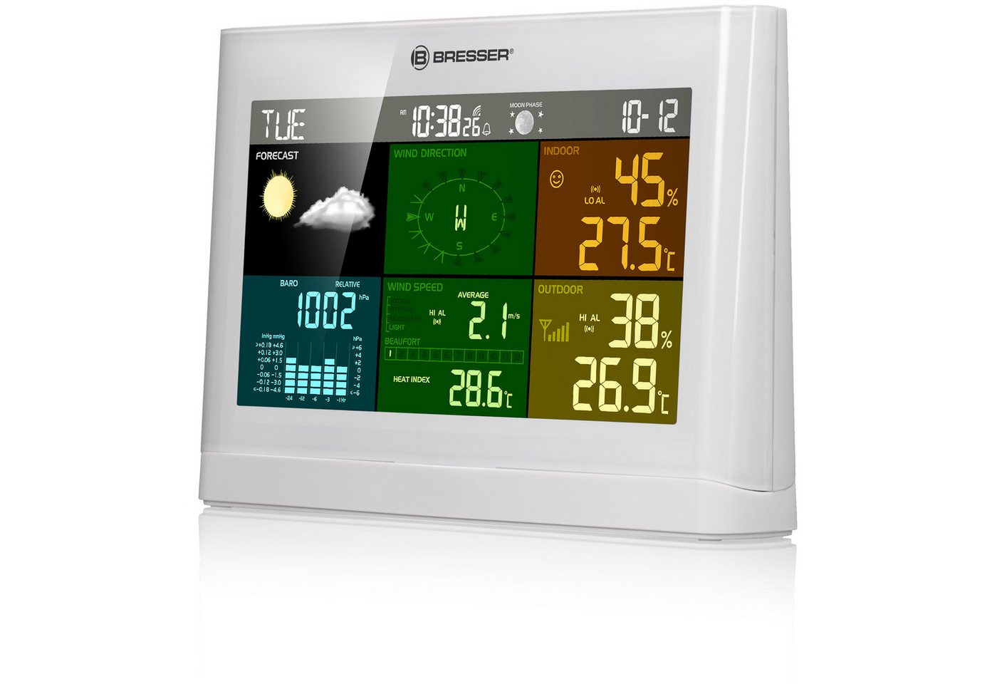 BRESSER 5-in-1 Comfort Wetter Center Wetterstation Bild 5
