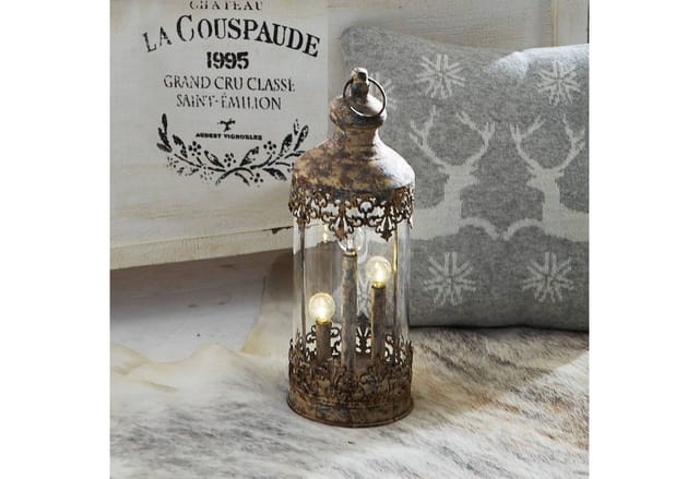 Mirabeau LED Laterne Laterne Cosette antikbraun