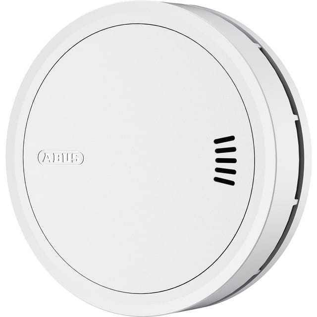 ABUS Rauchmelder PREFIRA SLIM - mit 10-Jahres-Batterie - 1 Stk. Rauchmelder (Schlicht, extra flach und schlafzimmertauglich - nur 2,85 cm Bauhöhe)