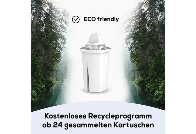 PerloPur Kalk- und Wasserfilter Filterkartuschen Classic Universal Pack 6, Zubehör für Brita Classic u. PearlCo Classic