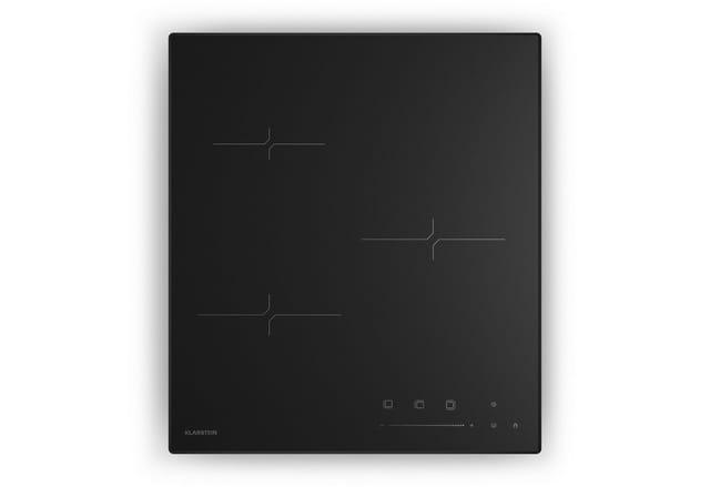 Klarstein Induktions-Kochfeld Velaire, Elektrische Kochfelder 3 Kochzonen 5500 W Touch Timer