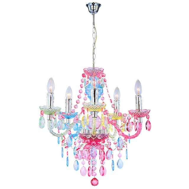 Hänge Lampe Kronleuchter Luster Dimmbar Fernbedienung Multicolor Im Set Inkl. Rgb Led Leuchtmittel