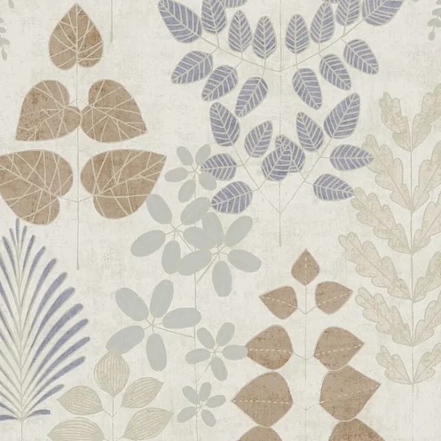 Vliestapete - Nordic Feeling - Beige Blau Blumen Floral A.s. Creation - 791463