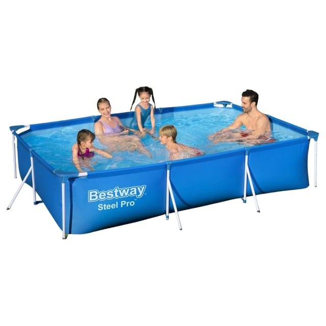 Bestway Steel Pro Swimming Pool Mit Stahlrahmen 300x201x66 Cm 56404