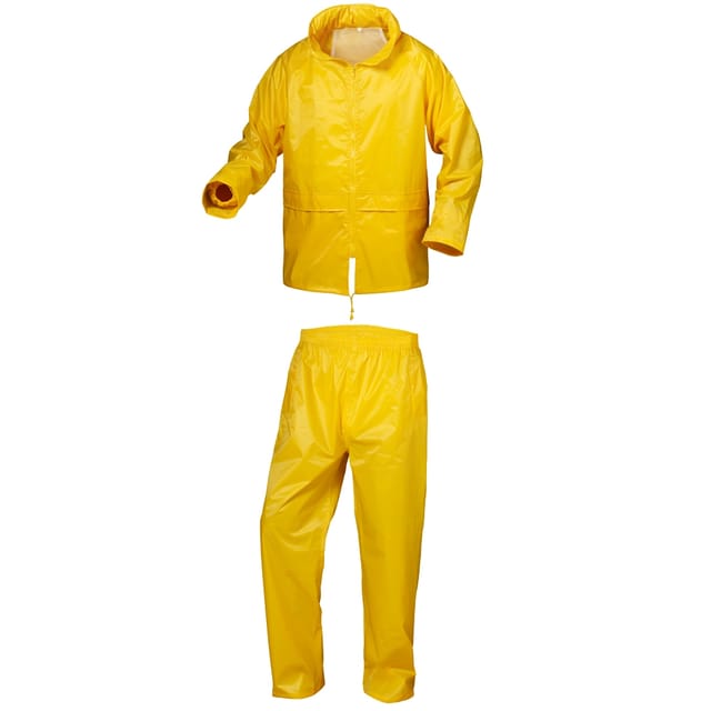 Gr .xl (58/60) Sonderborg Regenset Gelb Sonderborg Rain Set Withjacket And T