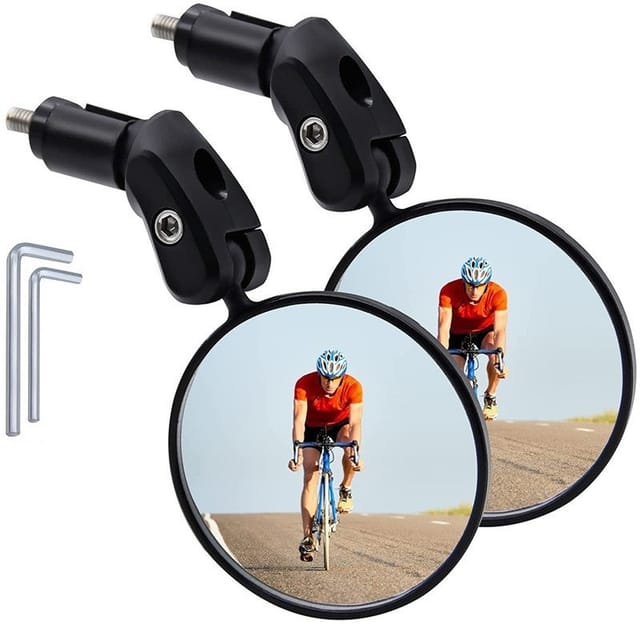Linghhang - Ccykxa Fahrradspiegel Mountainbike-rennrad Faltbare Konvexe Spiegel Universalreflektoren Fahrradausrüstung