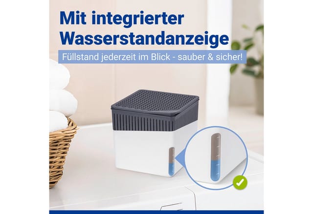 Raumentfeuchter Cube Weiß 2 X 500 G - Weiß - Wenko