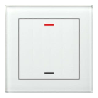 MDT technologies Glastaster II Light 1-fach RGBW, weiß, neutral BE-GTL10W.01
