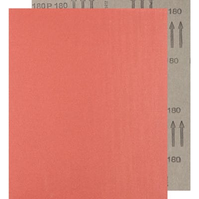 PFERD TOOLS Papier Schleifbogen Korund 230x280mm BP A180 universell für Holz, Farbe und Lack