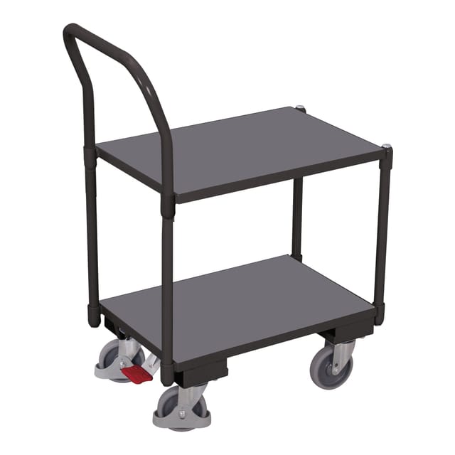 Cordes Euro-System-Roller mit 2 Ladeflächen Schiebebügel RAL 7016