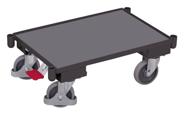 Cordes Euro-System-Roller mit Boden und Eckhülsen RAL 7016