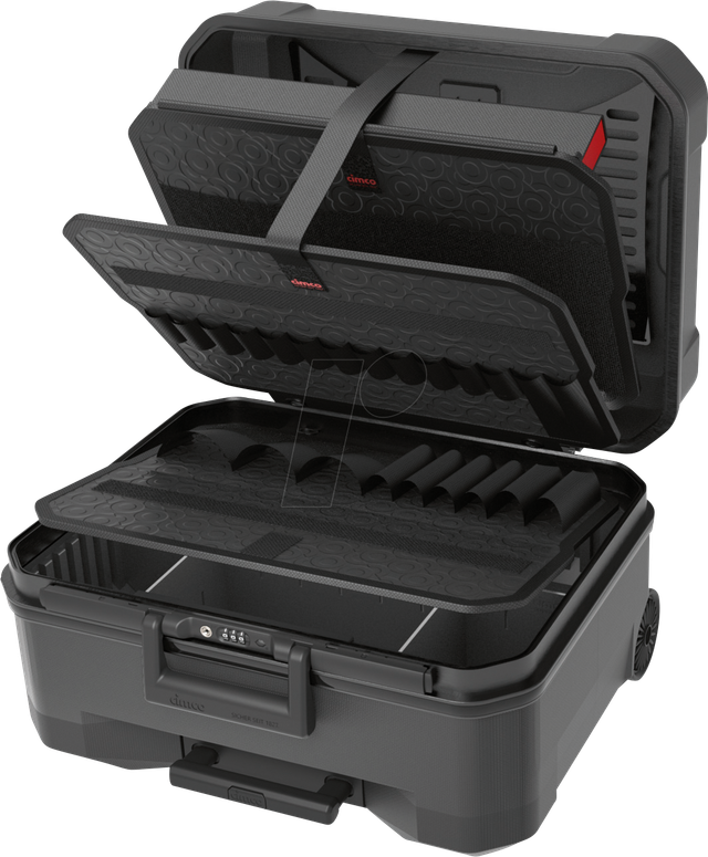 CIMCO 178650B1T2 - CimCase PRO Trolley B1T2, leer incl. 2x L-Boxx-Mini, Einstecktas