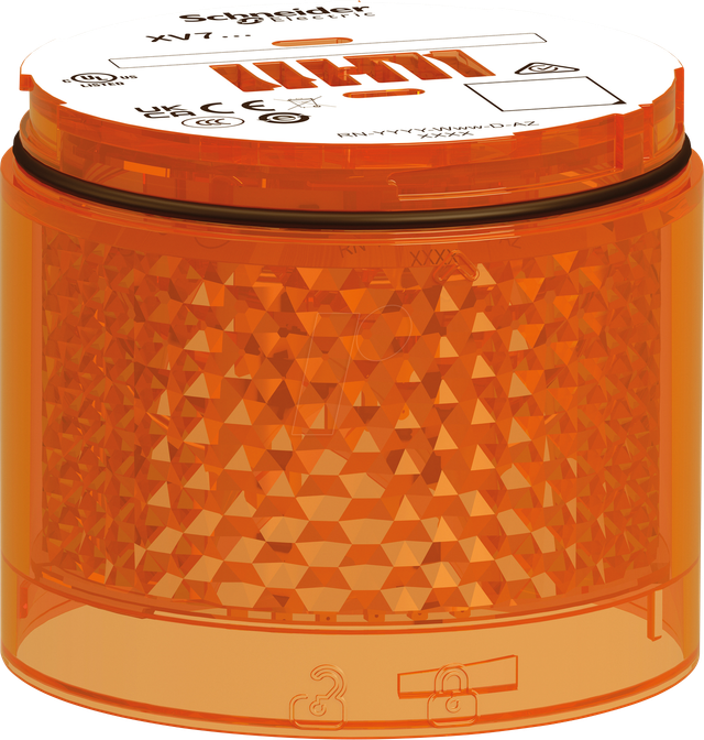 XVB7C55 - Leuchtelement, modular, 70mm, orange, 24V ACDC, Blinklicht