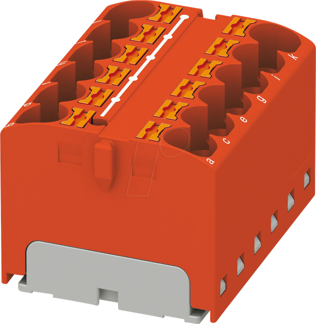 PHOE 3273816 - Verteilerblock PTFIX, 12X4, rot