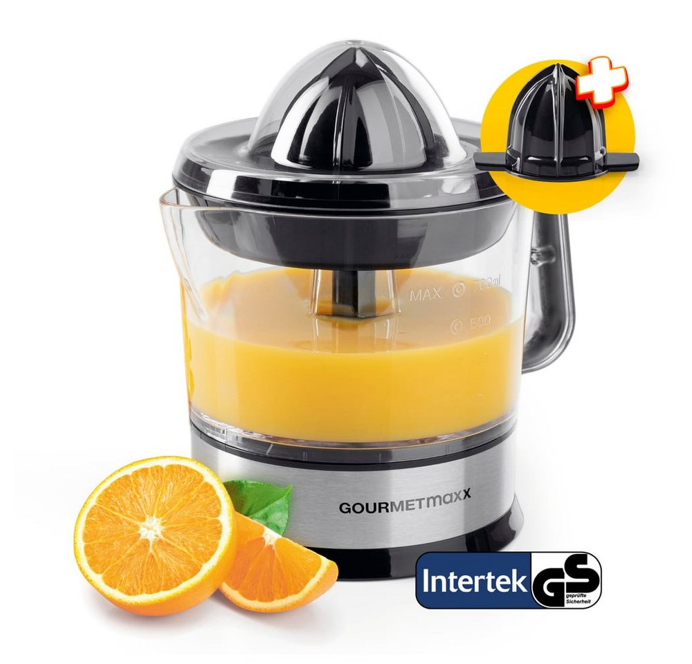 GOURMETmaxx Zitruspresse 0,7l 40W Edelstahl Bild 3