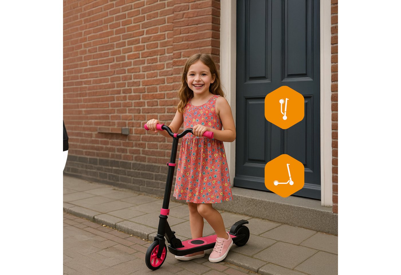 Denver Kids Electro - Kickscooter SCK-5500P Pink Bild 3