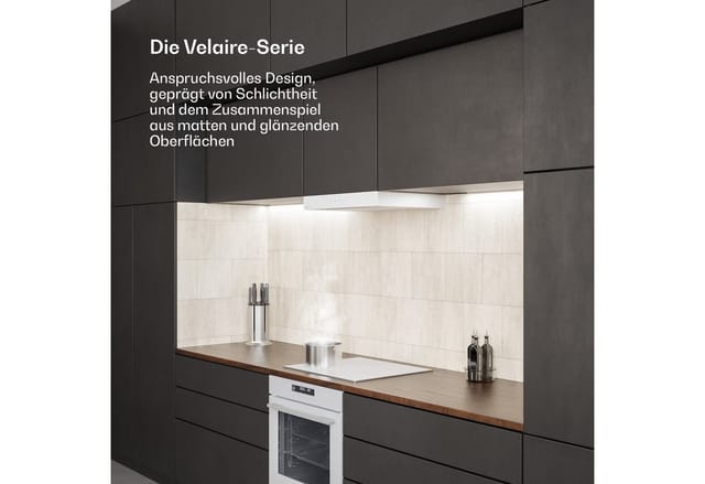 Velaire Induktionskochfeld Edel, minimalistisch, kraftvoll 4 Kochzonen 7000 W 60 cm Weiß 4