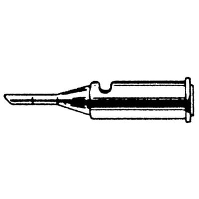 Lötspitze für Pyropen, 2,0mm, Rundform, abgeschrägt konisch