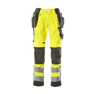 Wigan Hose mit Hängetaschen - SAFE SUPREME - hi-vis Gelb/Dunkelanthrazit, Gr. 90C50