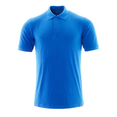 Polo-Shirt CROSSOVER, Azurblau, Größe M-ONE