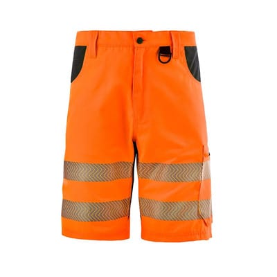 Warnschutz-Shorts PATERSON, warnorange, Größe 4XL