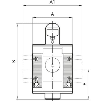 Absperrventil »SYNTESI«, manuell, BG1, G 1/8, Lochung 3,5mm (5611V101)