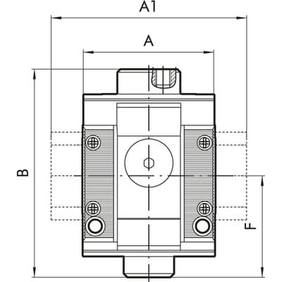 Absperrventil »SYNTESI«, pneumatisch, BG2, ohne Buchsen (5620V200)