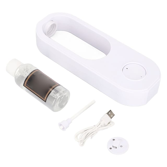 Automatischer Usb-diffusor Für Ätherische Öle Mit 3 Einstellbaren Geschwindigkeiten – Weiß Für Schlafzimmer Und Badezimmer