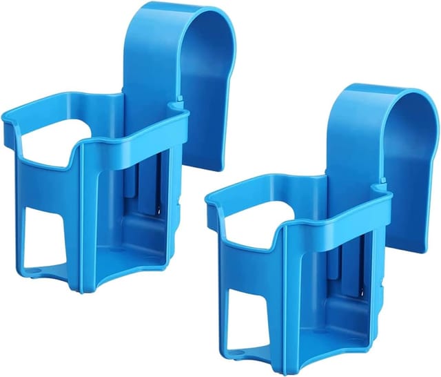 Set Mit 2 Poolbecherhaltern, Vielseitiges Zubehör, Kompatibel Mit Den Meisten Pools (blau)