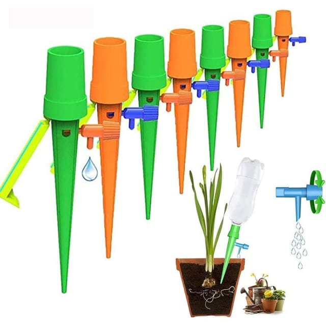 Set Mit 12 Automatischen Pflanzensprengern, Tropfbewässerungssystem, Langzeitbewässerung, Bedarfsgerechte Bewässerung Für Den Garten